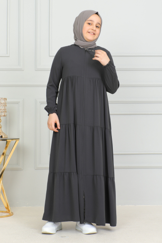 3 KATLI ÇOCUK FERACE Füme - 4002 