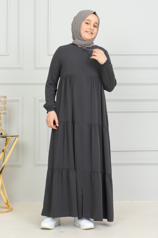 3 KATLI ÇOCUK FERACE Füme - 4002 - 1