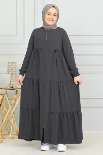 3 KATLI ÇOCUK FERACE Füme - 4002 - 3