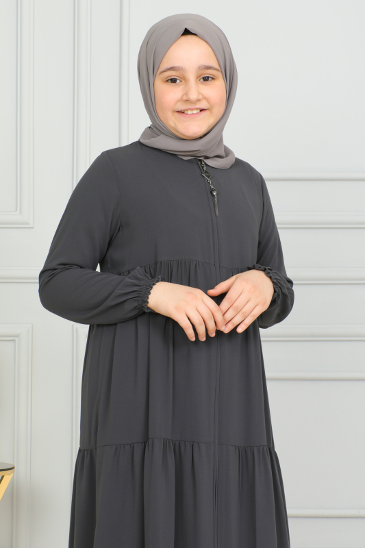 3 KATLI ÇOCUK FERACE Füme - 4002 - 4