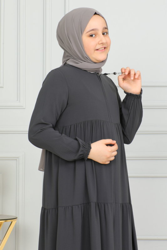 3 KATLI ÇOCUK FERACE Füme - 4002 - 5
