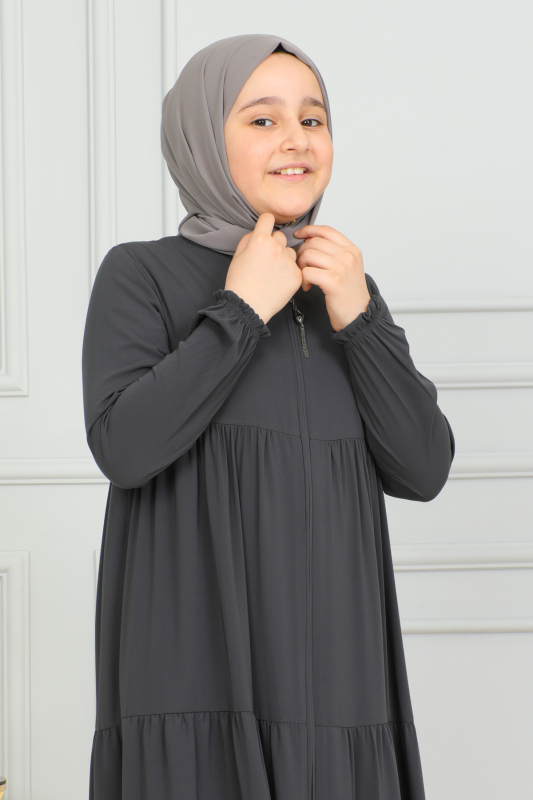 3 KATLI ÇOCUK FERACE Füme - 4002 - 6