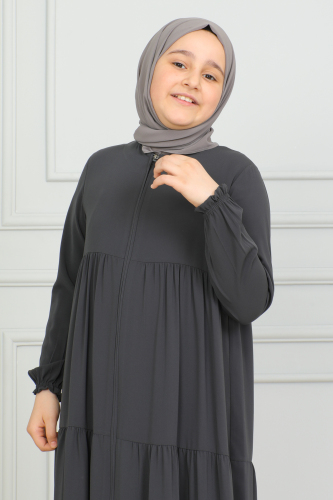 3 KATLI ÇOCUK FERACE Füme - 4002 - 7