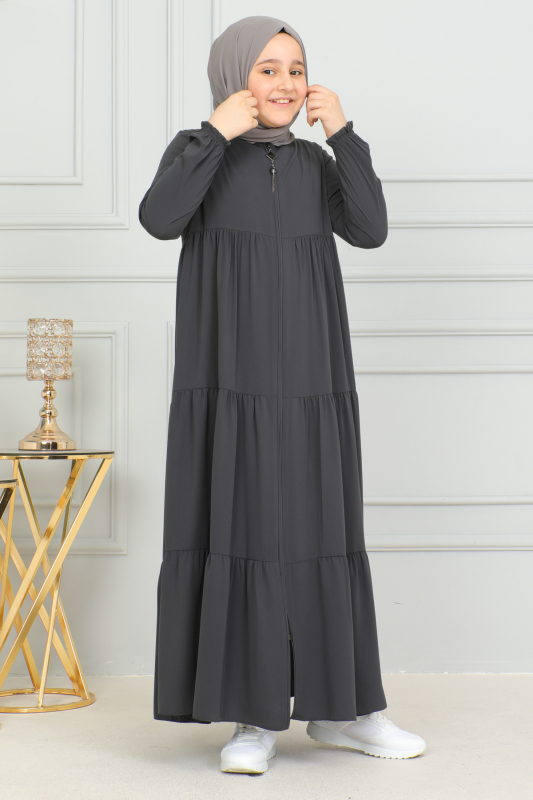 3 KATLI ÇOCUK FERACE Füme - 4002 - 8