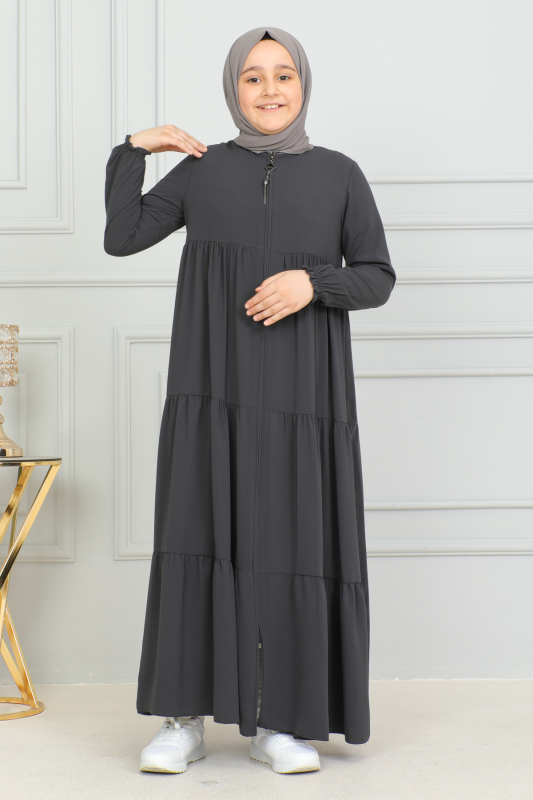 3 KATLI ÇOCUK FERACE Füme - 4002 - 9