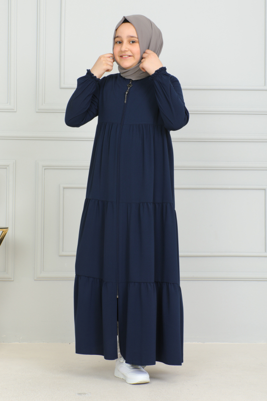 3 KATLI ÇOCUK FERACE Lacivert - 4002 - 2