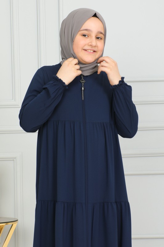 3 KATLI ÇOCUK FERACE Lacivert - 4002 - 6