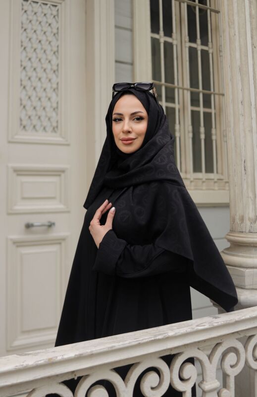 ALÂ ABAYA Siyah - 1008 - 3