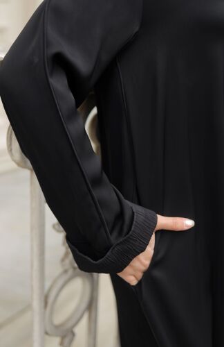 ALÂ ABAYA Siyah - 1008 - 5