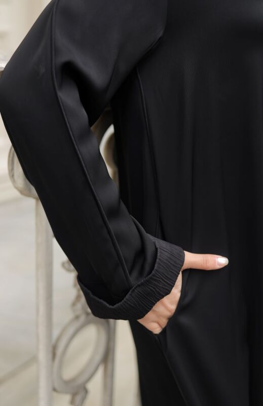 ALÂ ABAYA Siyah - 1008 - 5