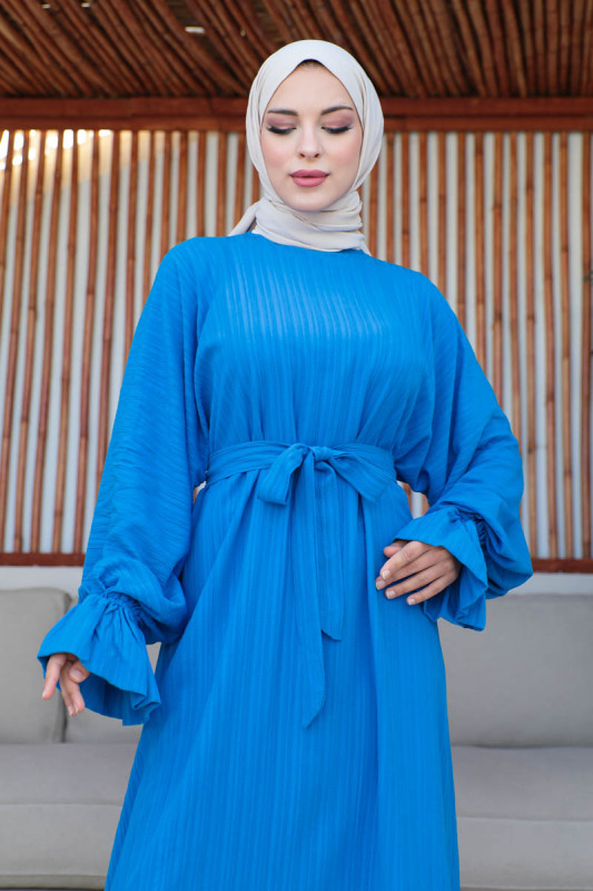 Alora Elbise İndigo - 2445 - 3