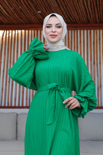 Alora Elbise Yeşil - 2445 - 3