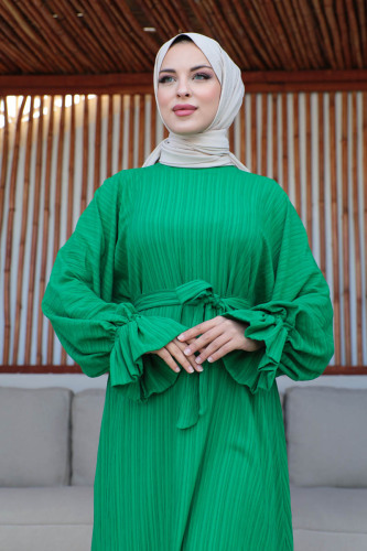 Alora Elbise Yeşil - 2445 - 5
