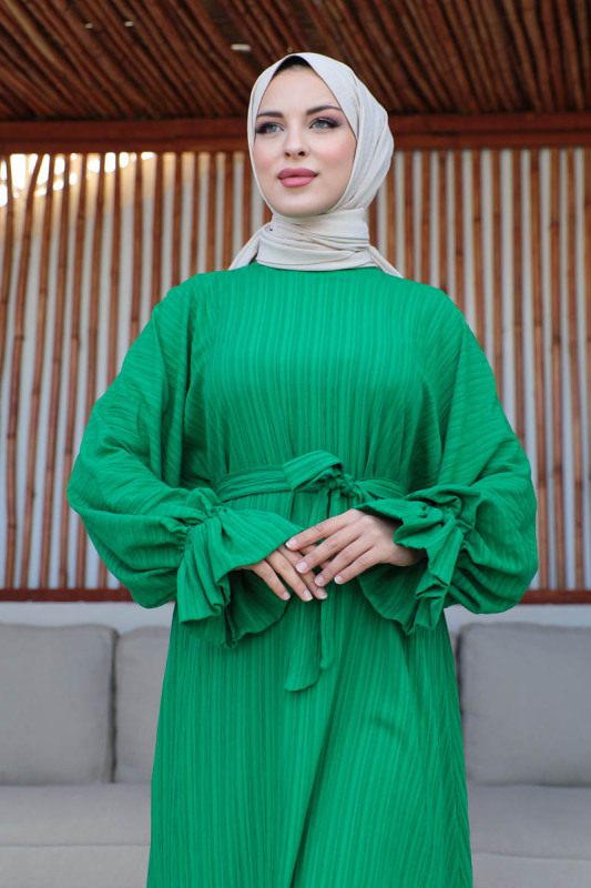 Alora Elbise Yeşil - 2445 - 5