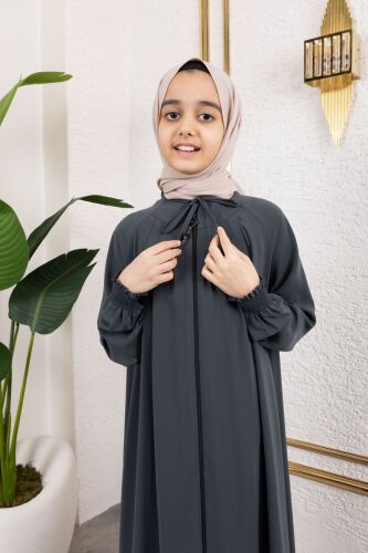 BAĞCIKLI PİLELİ ÇOCUK FERACE & Füme - 4007 - 2