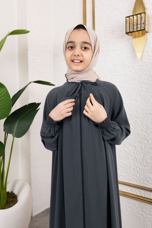 BAĞCIKLI PİLELİ ÇOCUK FERACE & Füme - 4007 - 2