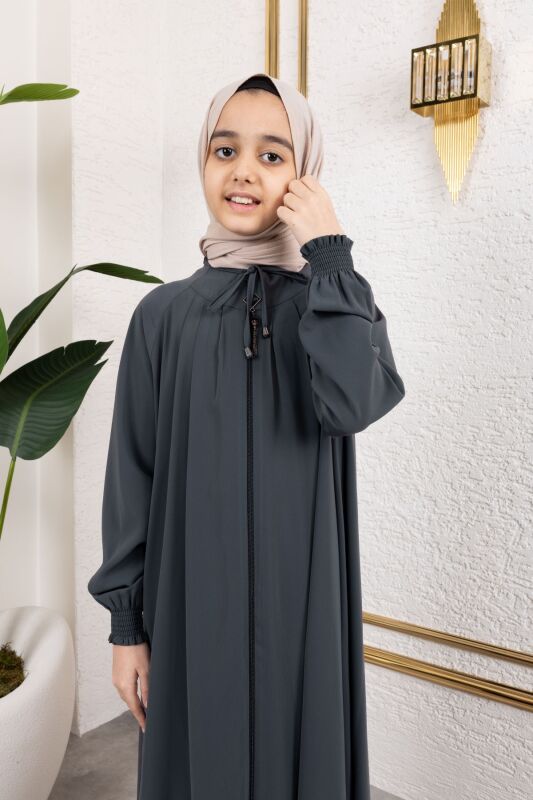 BAĞCIKLI PİLELİ ÇOCUK FERACE & Füme - 4007 - 3