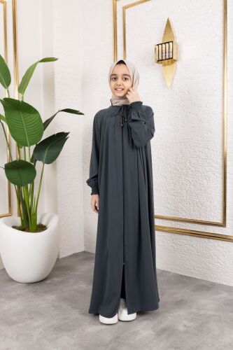 BAĞCIKLI PİLELİ ÇOCUK FERACE & Füme - 4007 - 8