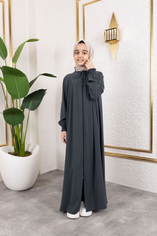 BAĞCIKLI PİLELİ ÇOCUK FERACE & Füme - 4007 - 8