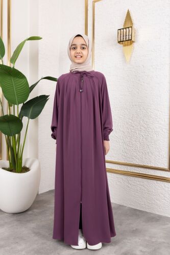 BAĞCIKLI PİLELİ ÇOCUK FERACE & Gülkurusu - 4007 - 5