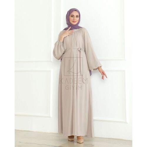 BAHAR ELBİSE & Bej - 2408 - 10