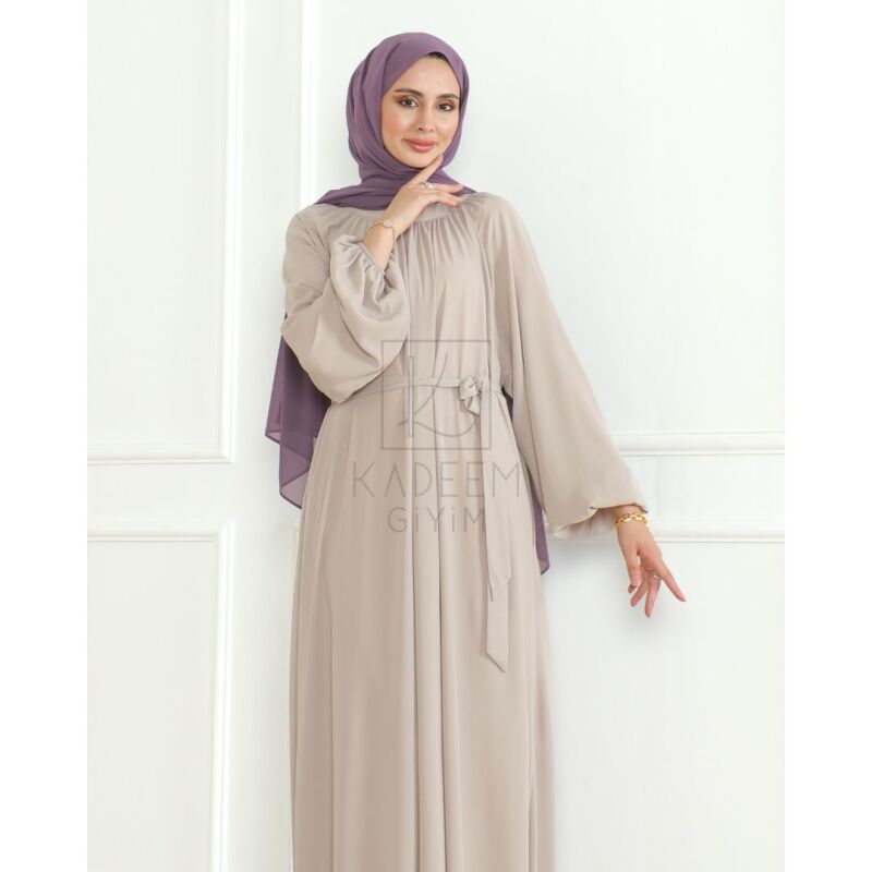 BAHAR ELBİSE & Bej - 2408 - 14