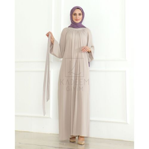 BAHAR ELBİSE & Bej - 2408 - 16