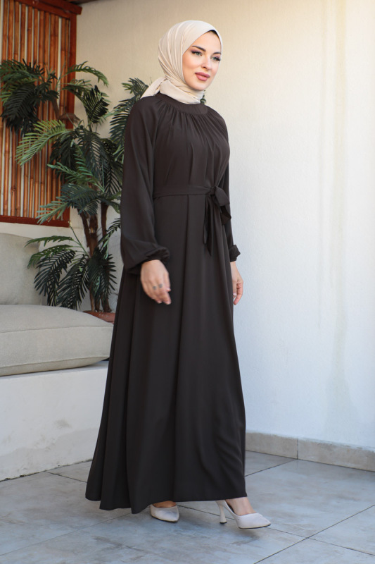 BAHAR ELBİSE & Kahvrengi - 2408 - 12
