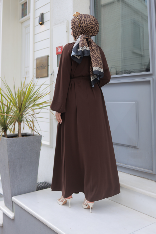 BAHAR ELBİSE & Kahvrengi - 2408 - 3