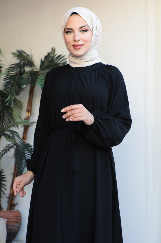 BAHAR ELBİSE & Siyah - 2408 - 47