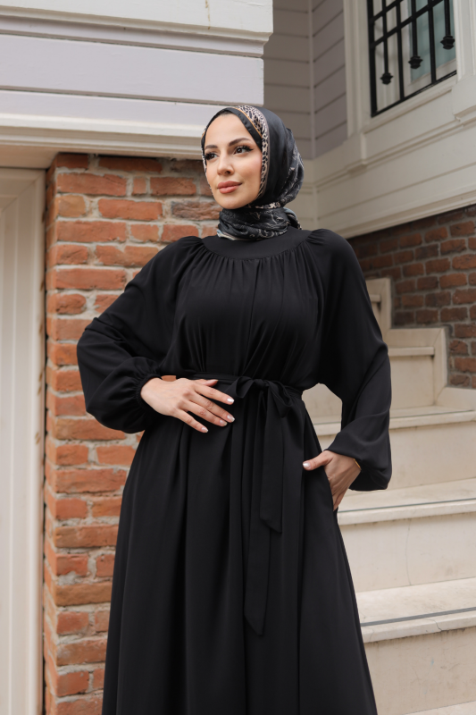 BAHAR ELBİSE & Siyah - 2408 - 1
