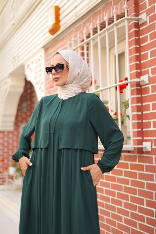 Belen Ferace Yeşil - 9045 - 9