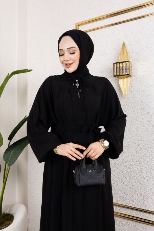 BELİZ FERACE & Siyah - 9040 - 8