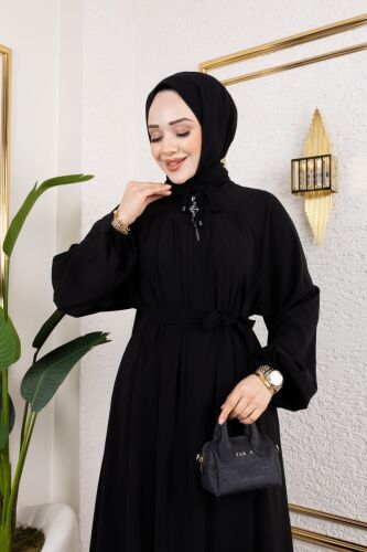 BELİZ FERACE & Siyah - 9040 - 10