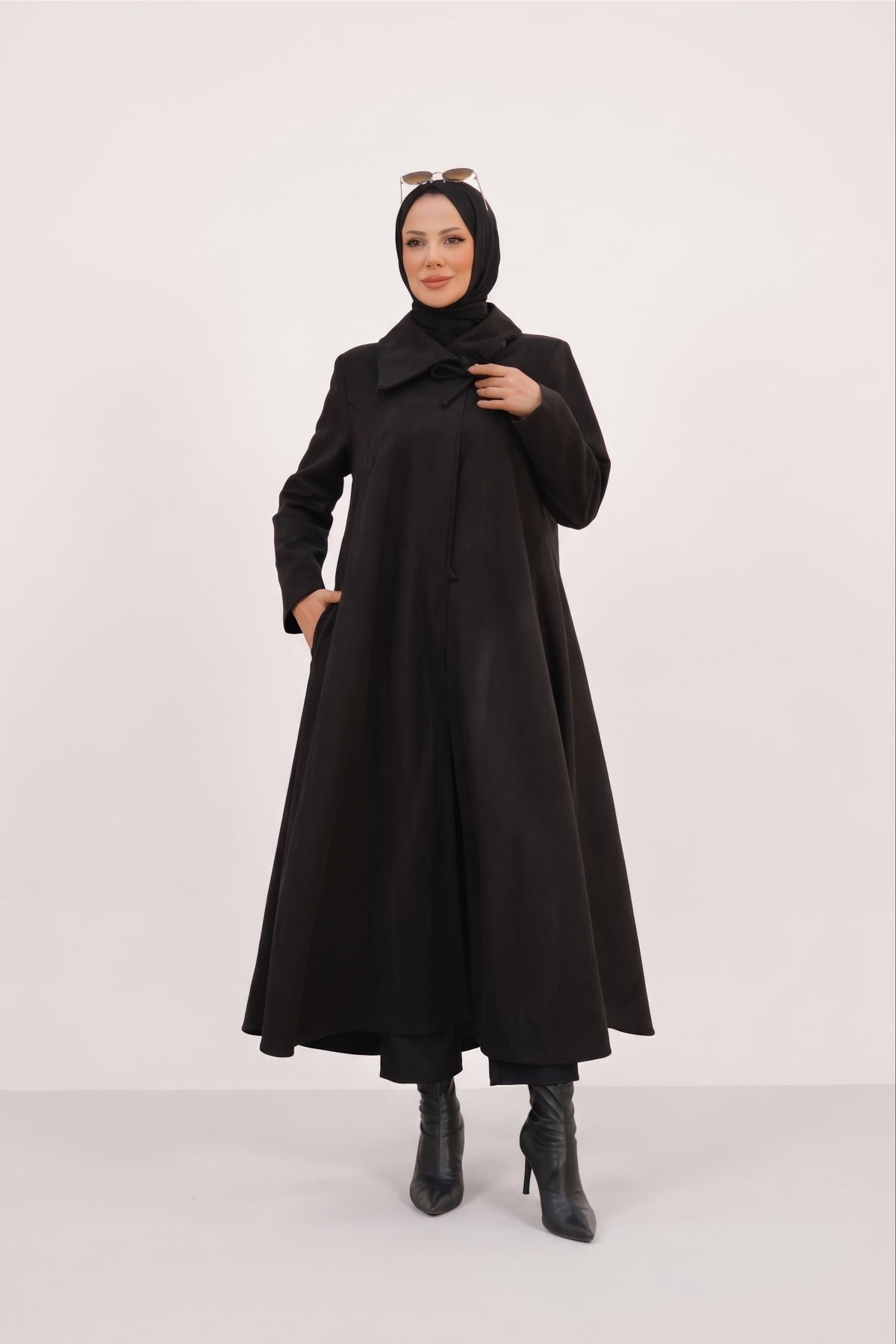 Selva Süet Kaban - Siyah