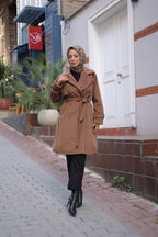 Mevira Moscov Kaşe Kaban Cappuccino