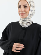 Fatma Buhara Taşlı Ferace Siyah