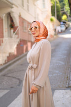 Aslım Abaya Bej