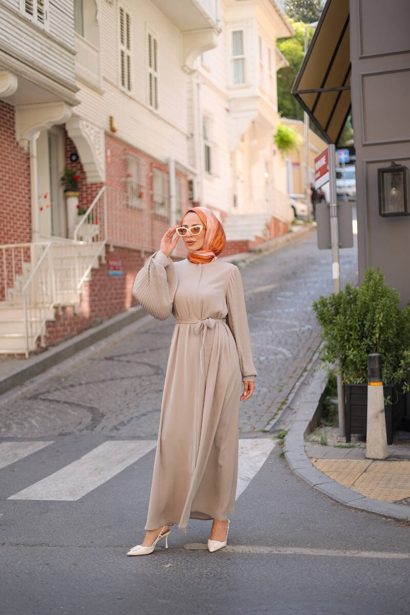 Aslım Abaya Bej