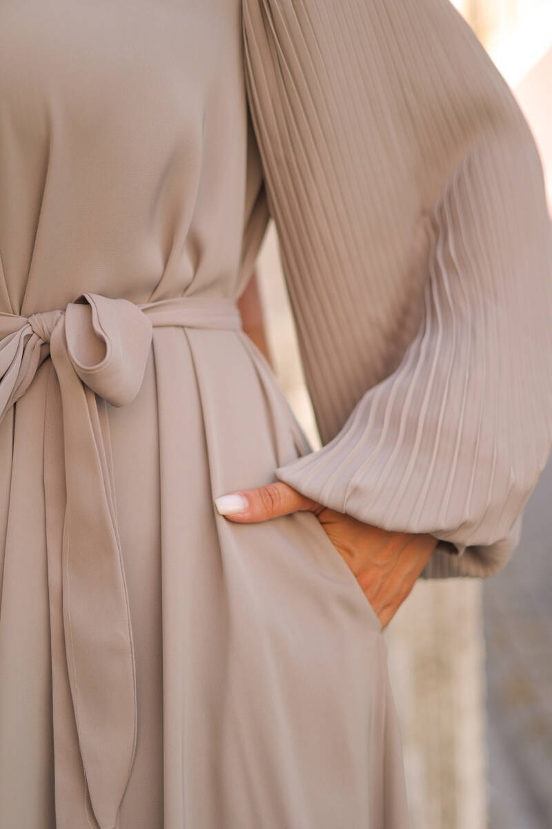 Aslım Abaya Bej