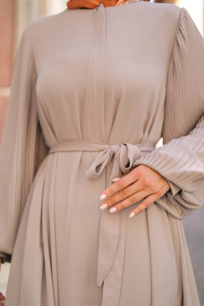 Aslım Abaya Bej