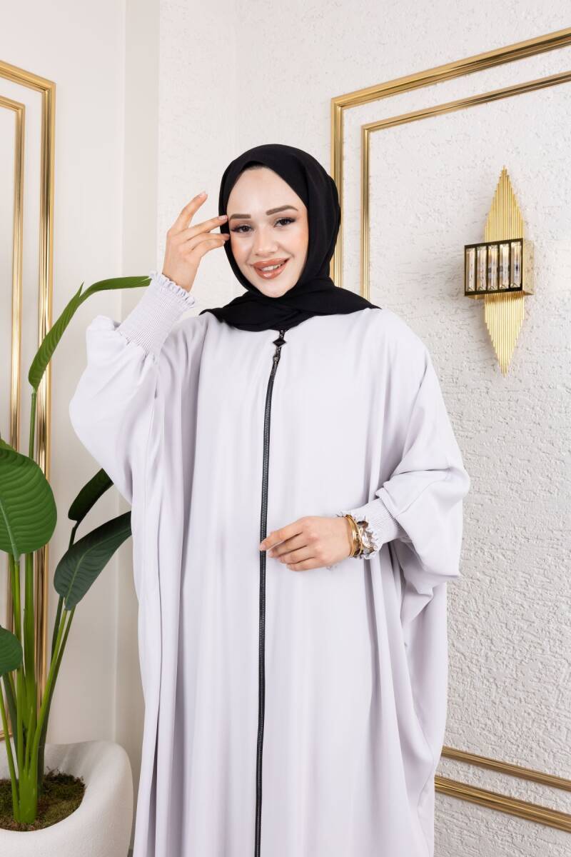 Yarasa Abaya Beyaz