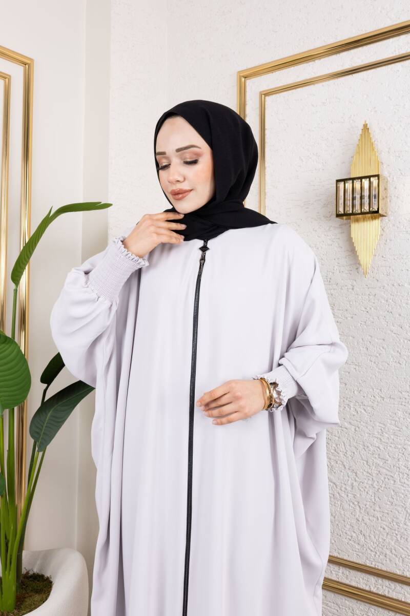 Yarasa Abaya Beyaz
