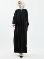 Lemra İpek Ferace Siyah