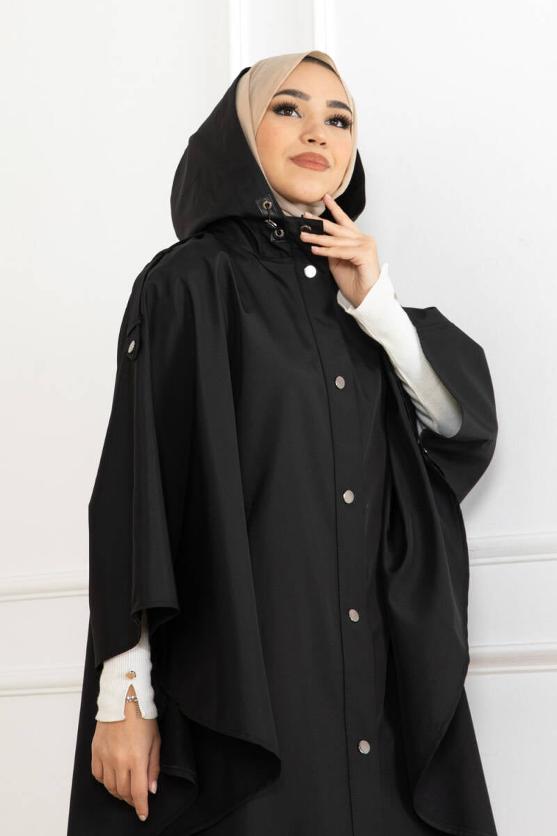 Yonca Yağmurluk Siyah