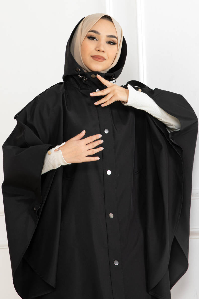 Yonca Yağmurluk Siyah