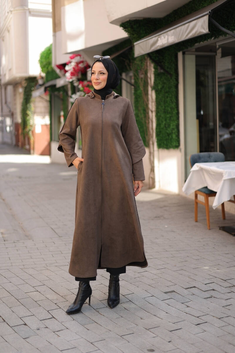 Lina Süet Kaban Haki Yeşil