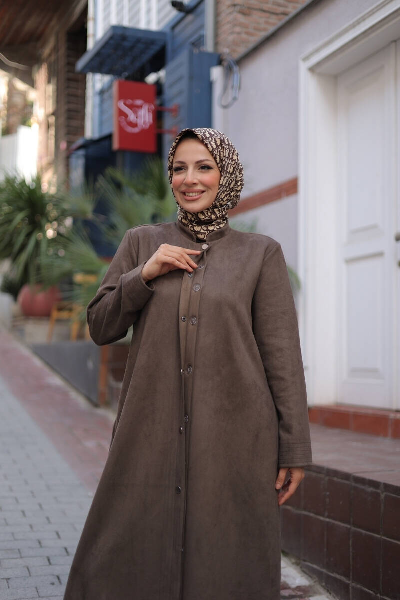 Elara Süet Kaban Haki Yeşil