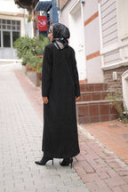 Elara Süet Kaban Siyah