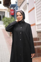 Elara Süet Kaban Siyah